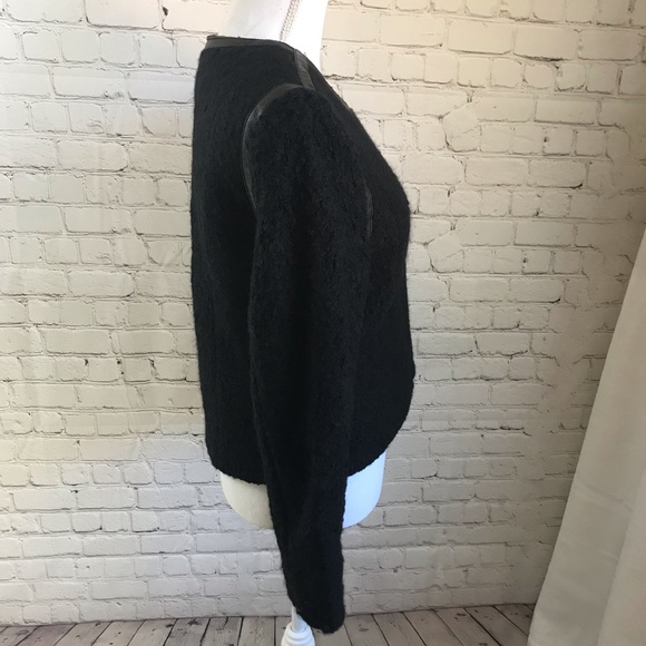 ️ H&M Black Wool Blend Jacket Sz 10 - Picture 4 of 7